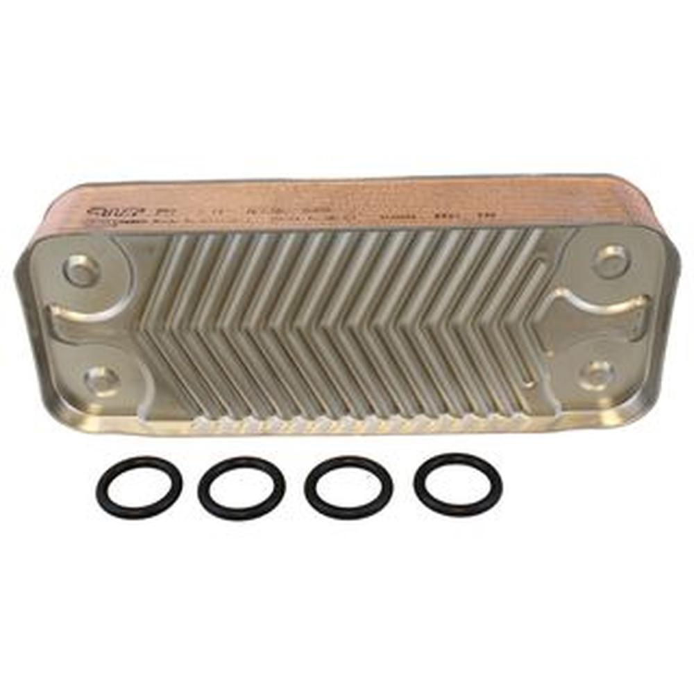 Ideal 075460 Dhw Heat Exchanger & 4 O-Rings C80Ff