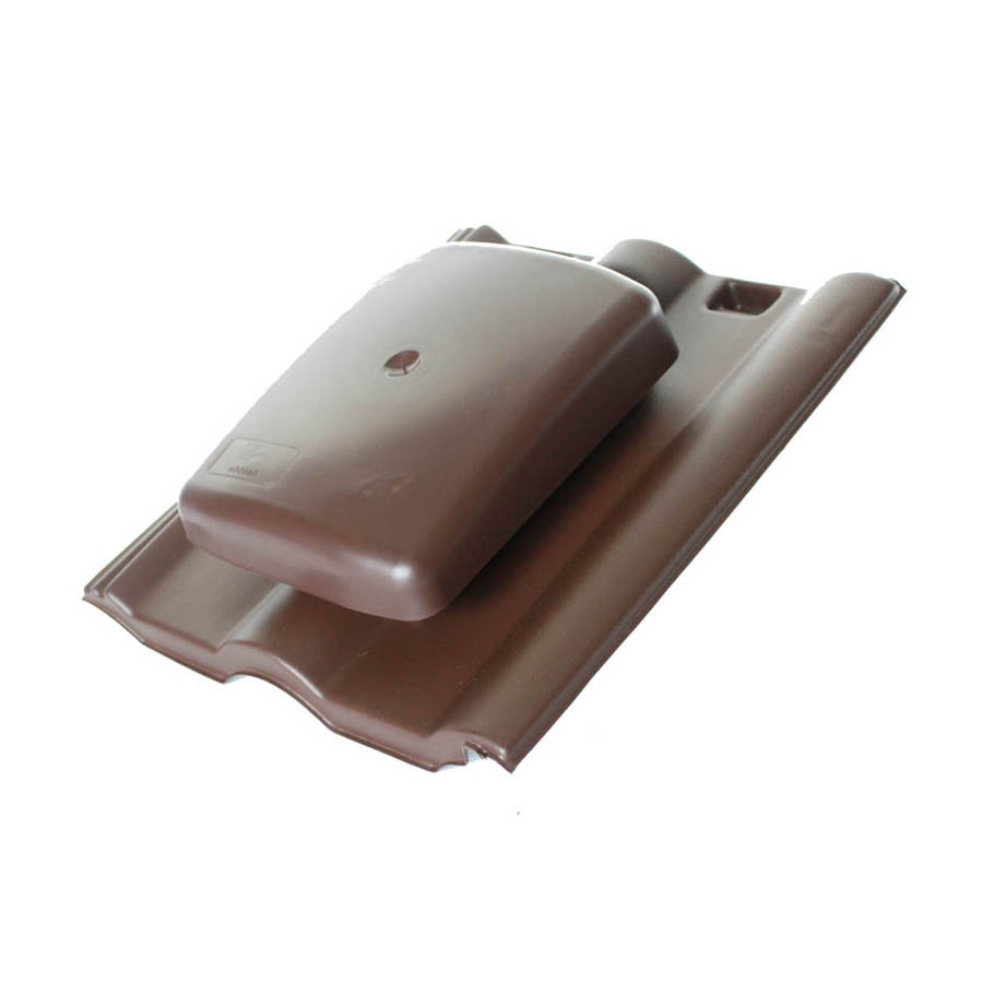 Ubbink UB19 Hooded Tile Vent Caledonian in Sepia - 420mm x 382mm