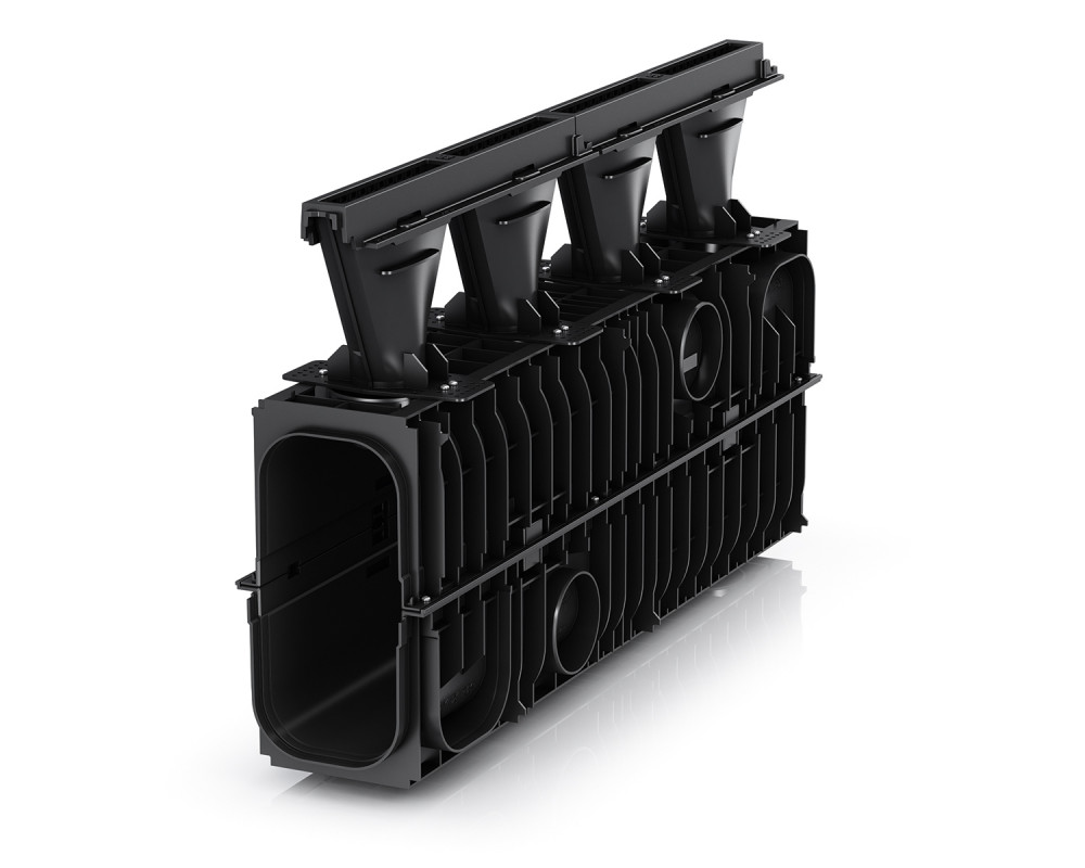 Hauraton Recyfix HiCapF 8000 F900 Channel & 14mm Ductile Iron Slot - 1000mm