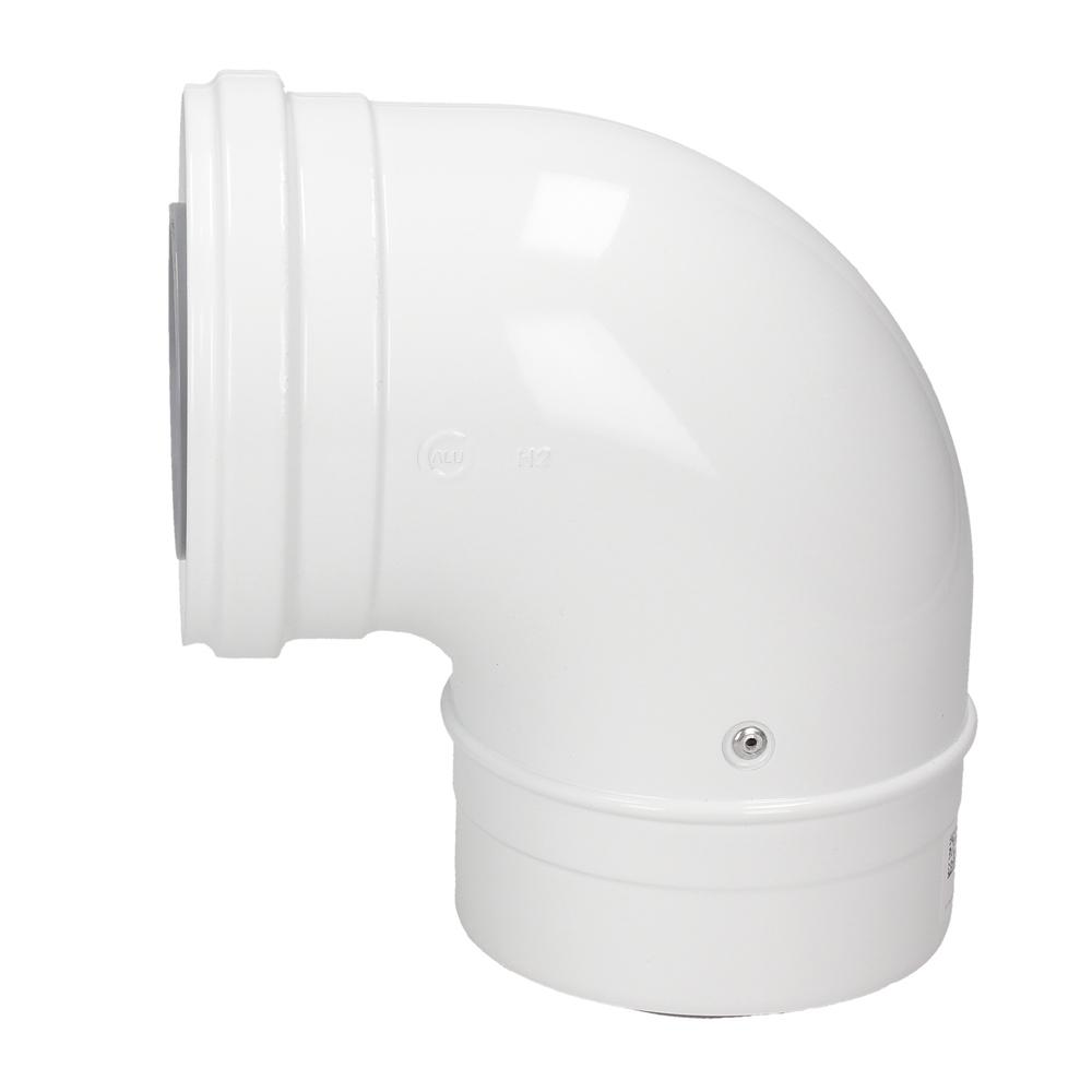 Ideal 175747 Flue Elbow 90 Deg 80Dia (Twin Pipe Only)
