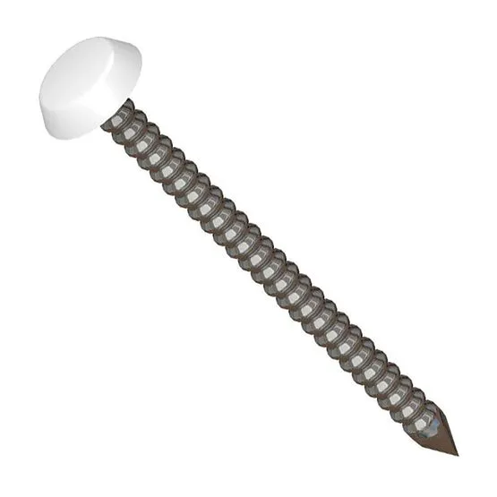 40mm Fascia and Soffit Fixings Pins Box of 250 - White | Roofing ...