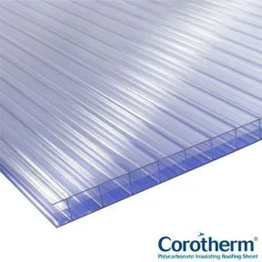 Corotherm 16mm Clear Triplewall Polycarbonate Roof Sheet