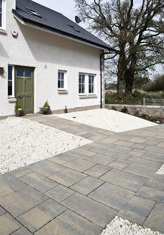 Tobermore Historic Flag Concrete Paving Slabs Bracken Riven Stone Effect 5x Sizes 7.56m2 Pack