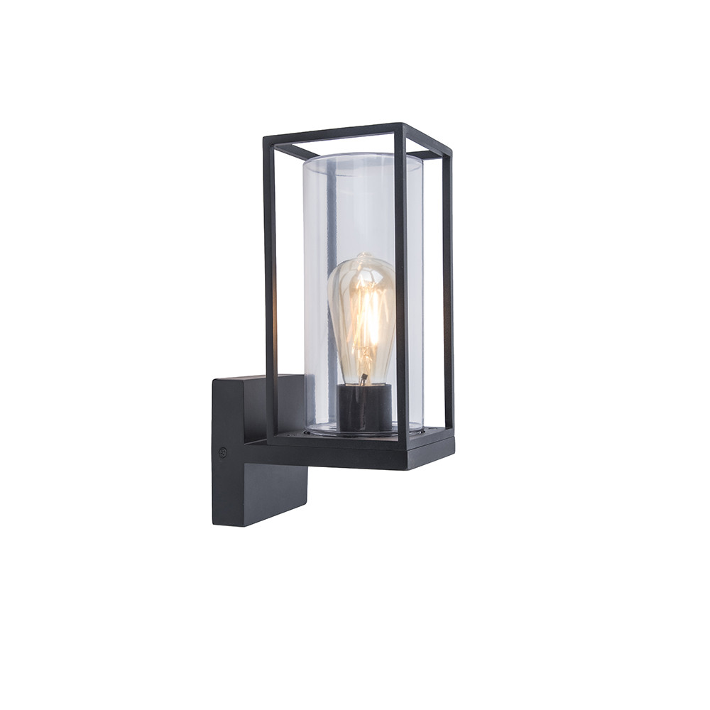 5288801012 lutec flair cottage outdoor wall light matt black secondary