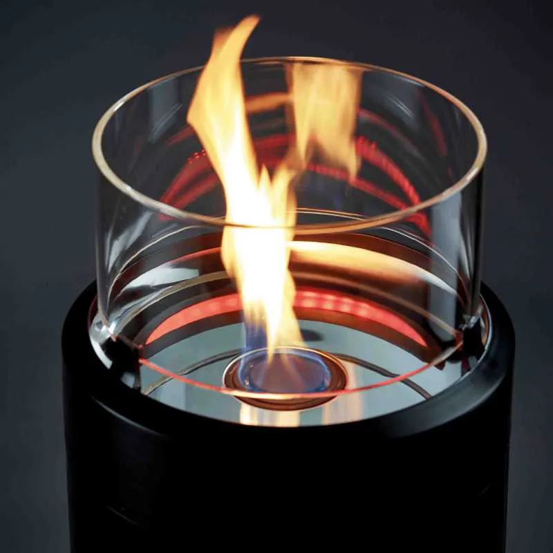 Finether Led Fire Enders® Medium NOVA LED Flame Heater - Black | Landscaping Superstore®