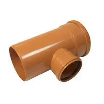 JTM Underground Drainage Pipe Double Socket Unequal T Junction 160mm x 110mm