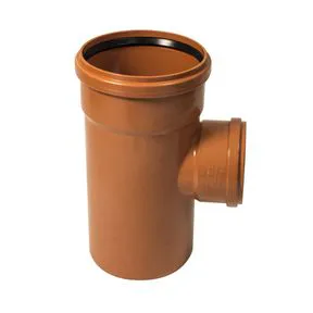JTM Underground Drainage Pipe Double Socket Unequal T Junction 160mm x 110mm