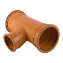 JTM Underground Drainage Pipe Triple Socket Unequal Y Junction 160mm x 110mm