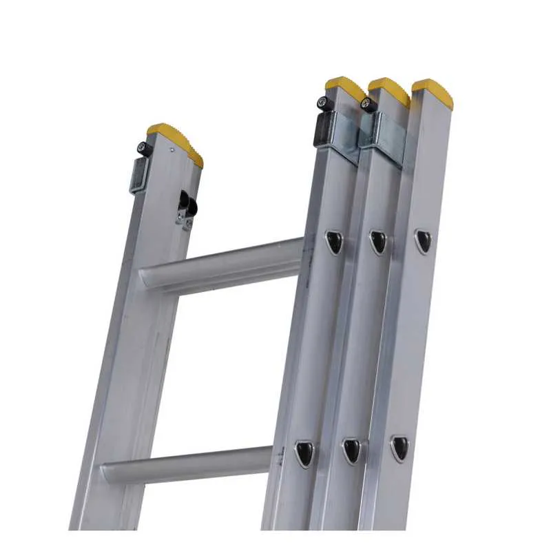 Box Section Extendable Werner 2.97m Triple Box Section Extension Ladder - BS EN131 | Door ...