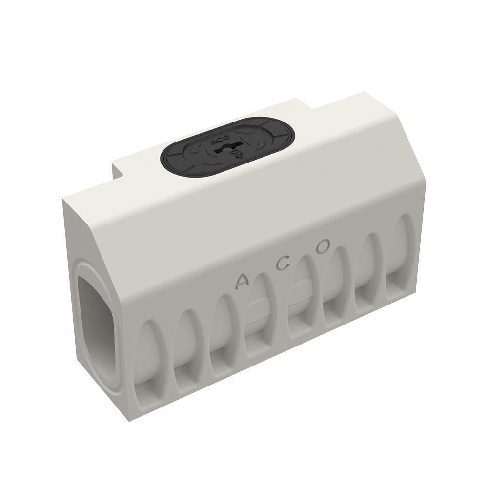 Aco Kerbdrain Sp280 Splayed Rodding Access Kerb Unit - 500Mm Concrete