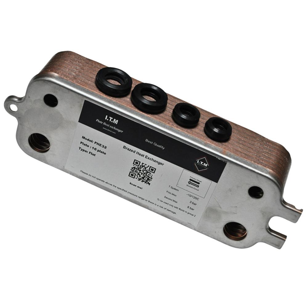 Worcester 87186446250 Heat Exchanger C-Phe 16 Plates