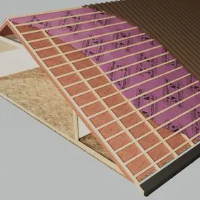 A Proctor Group Air & Vapour Permeable Pitched Roof Breather Membrane - 50m x 1m Roll