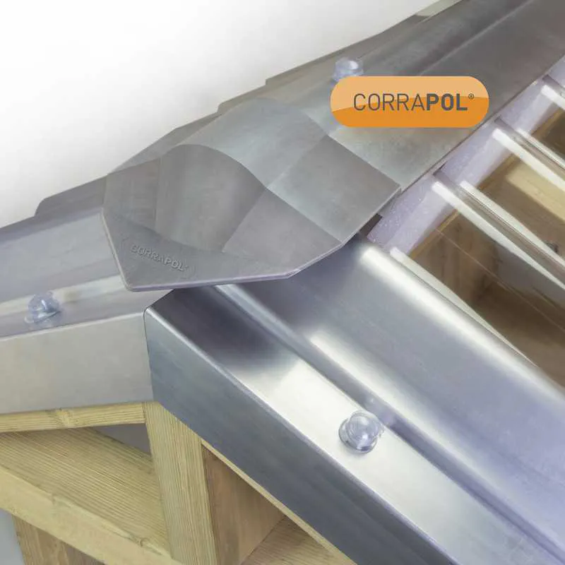 Corrapol Ridge Capping Corrapol Super Ridge Endcap | Roofing Superstore®