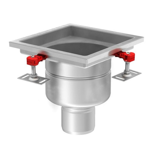 ACO Gully 218 Stainless Steel 304 Fixed Vertical Outlet Gully