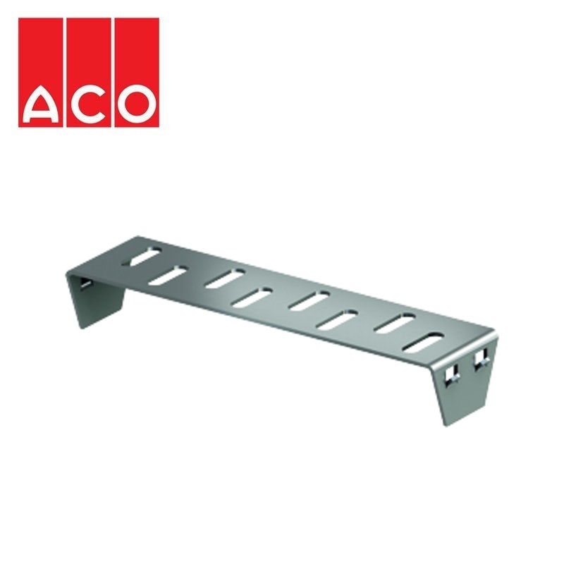 ACO Freedeck Intermediate Fixed Section End Plate - Stainless Steel
