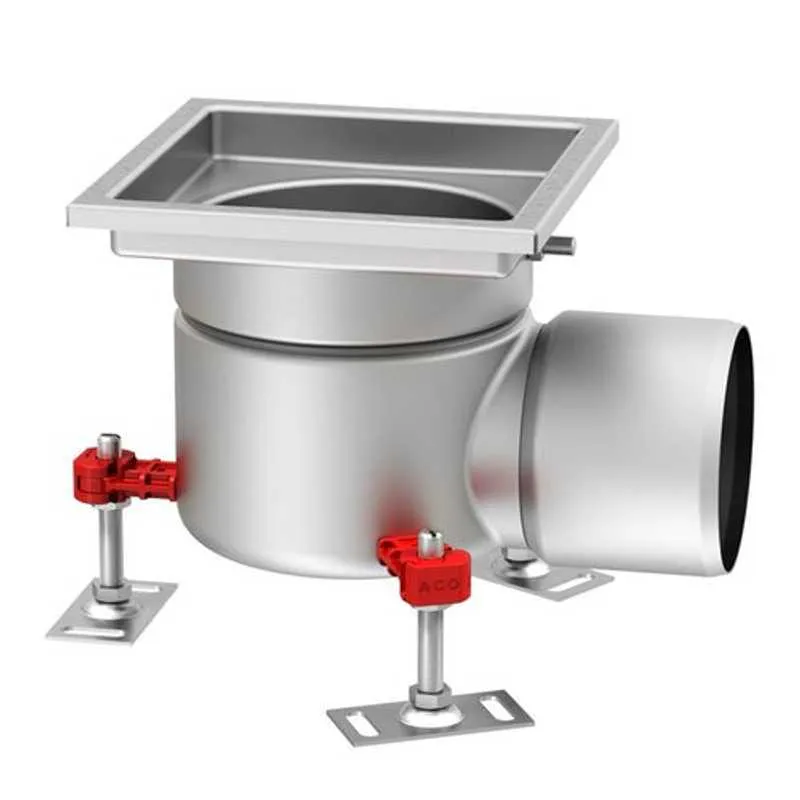 Gully Outset ACO Gully 157 Stainless Steel 316 Fixed Horizontal 110mm Outlet Gully ...