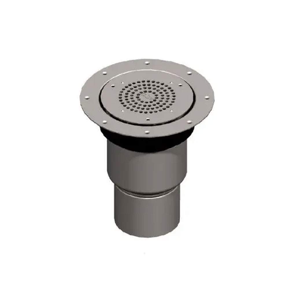 Aco Gully Eg150 Stainless Steel 304 Telescopic Vertical Outlet - Circle
