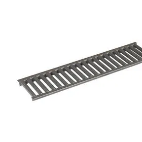 ACO Hexdrain and Raindrain Anthracite Steel Grating Drain Cover - 1m