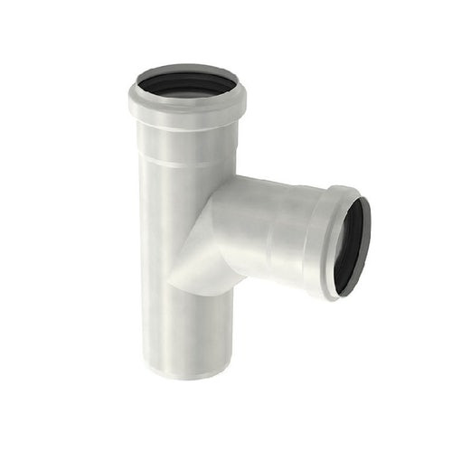 ACO 304 Grade Stainless Steel Single Socketed Pipe Swept Branch