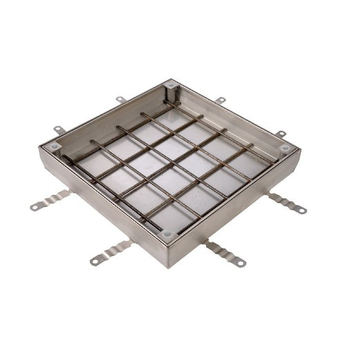 ACO UniFace Stainless Steel Single Recessed Access Cover - FACTA D