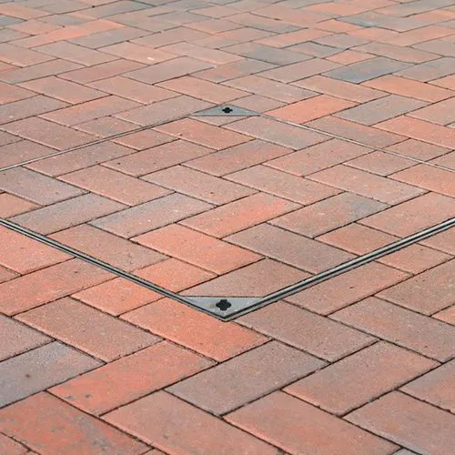 Unipave Color ACO UniPave 100mm Galvanised Steel Locked and Sealed Paving Cover ...