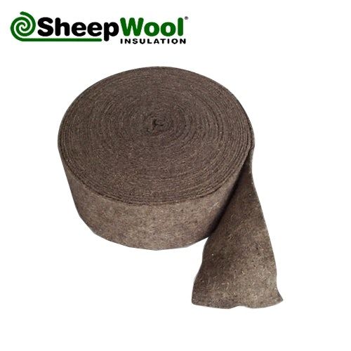 Image of Acoustic SilentWool Joist Strip Insulation 100pc Natural - 10m x 100mm