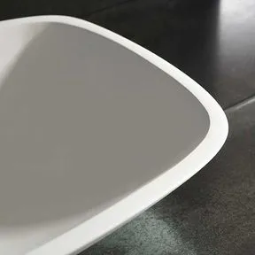 Aero 455mm x 335mm Stone Resin Narrow Rectangular Basin