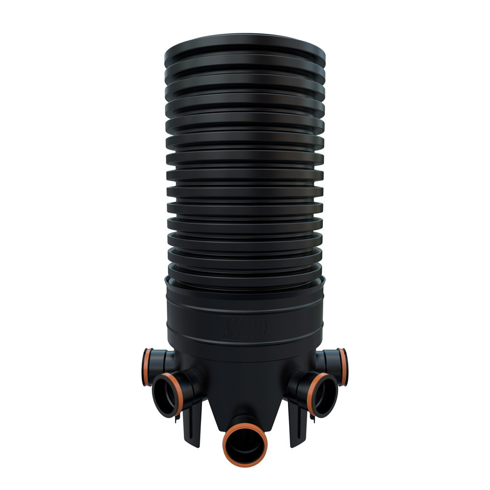 Turtle Accesso 450mm Single Piece Adoptable Inspection Chamber for 110mm Pipework