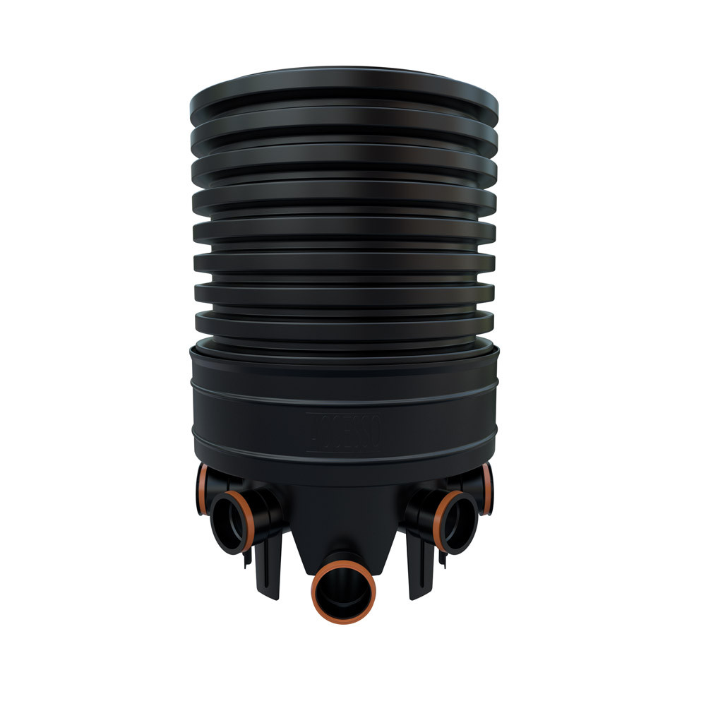 Turtle Accesso 600mm Single Piece Adoptable Inspection Chamber for 110mm Pipework