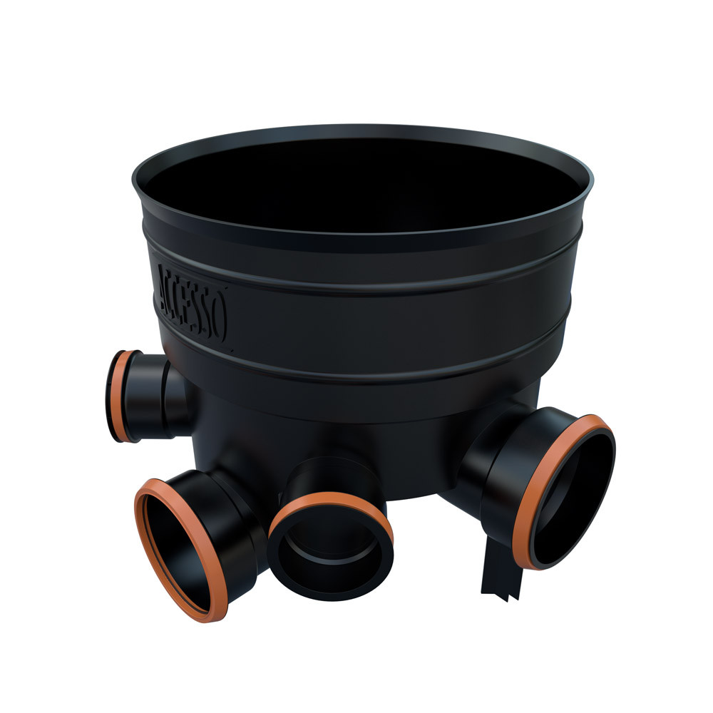 Turtle Enviro Accesso IC160 450mm Adoptable Inspection Chamber Base - 160mm & 110mm