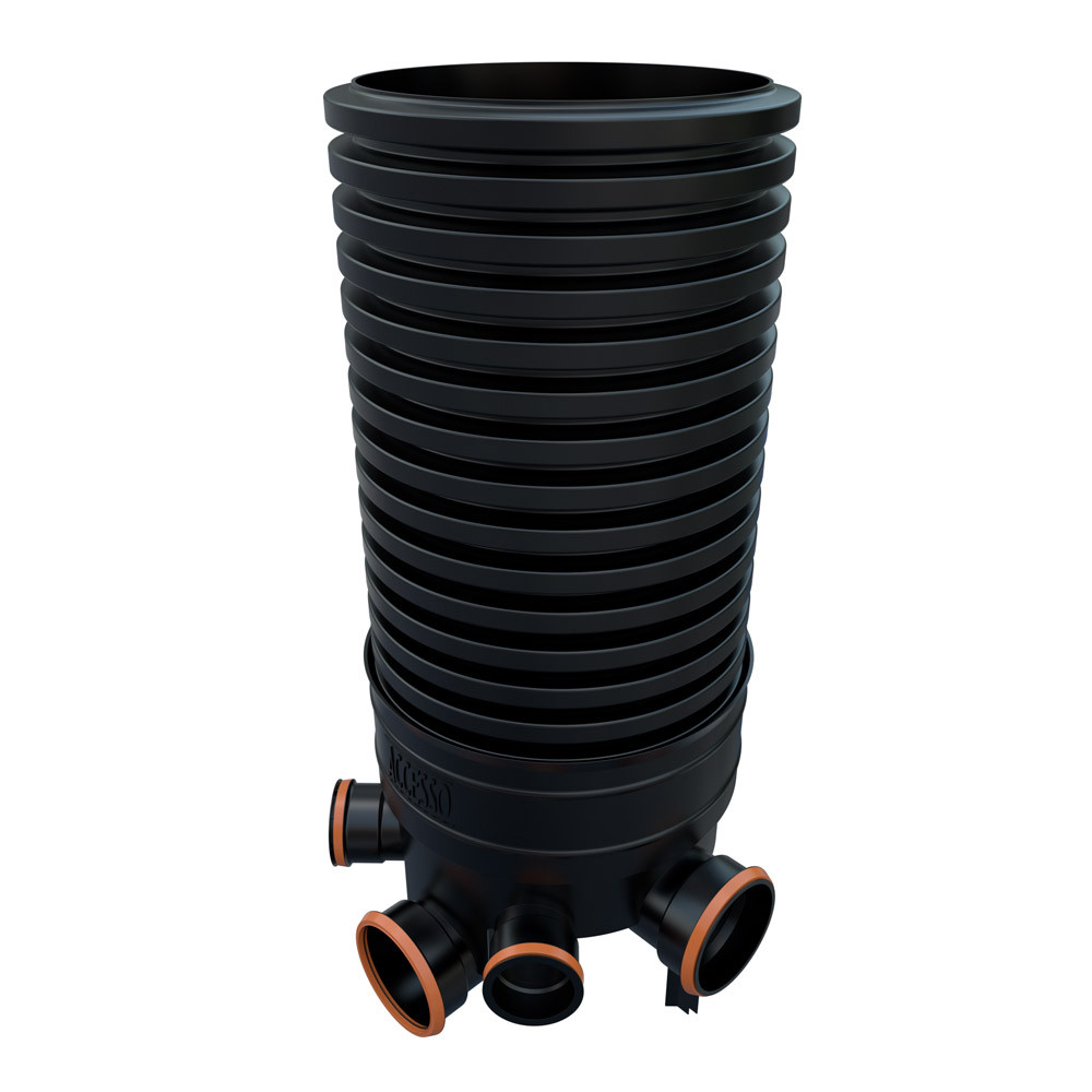 Turtle Accesso 450mm Single Piece Adoptable Inspection Chamber for 160mm Pipework