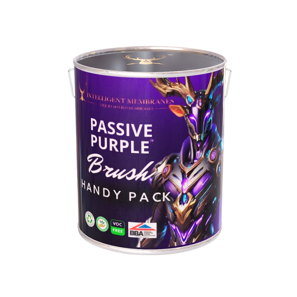 Passive Purple Airtight Liquid  Vapour Control Membrane Brush - 3.7kg