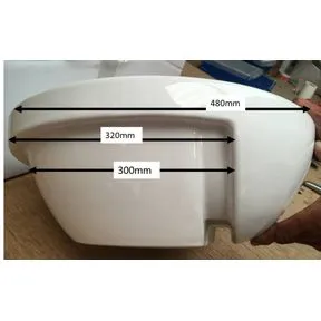 Alsace 435mm White Ceramic Round Semi Recessed Basin