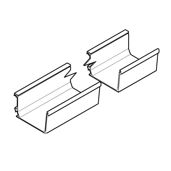 Alumasc Aqualine Box 3m Gutter Assembly