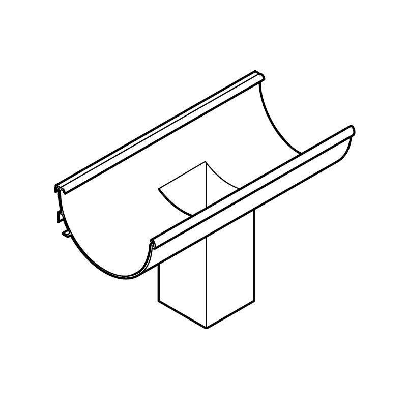 Alumasc Aqualine Half Round Running Outlet