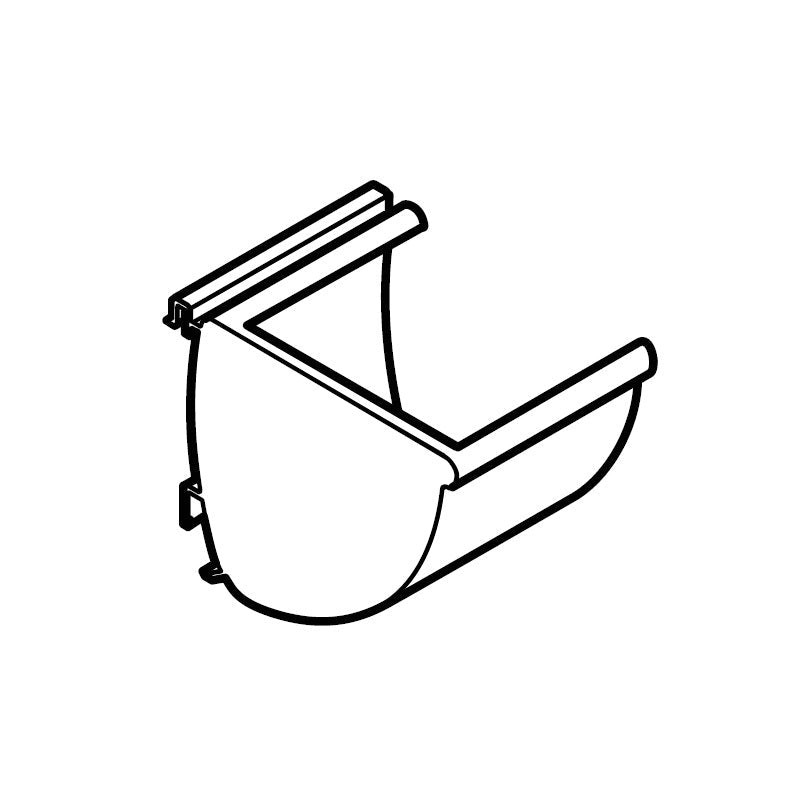 Alumasc Aqualine Modern Stop-End