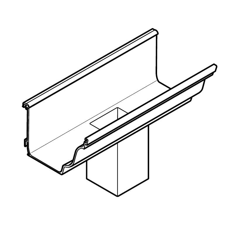 Alumasc Aqualine Moulded Running Outlet