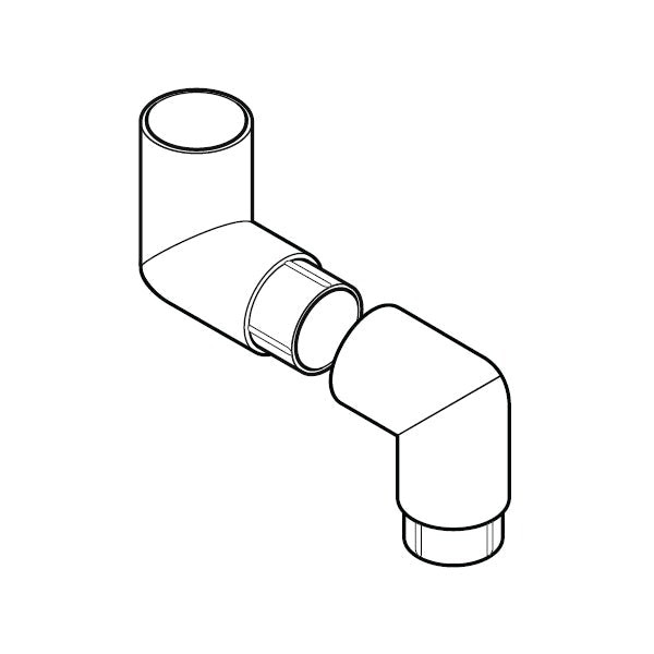Alumasc Flushjoint Circular 92.5 Degree Two Part Offset