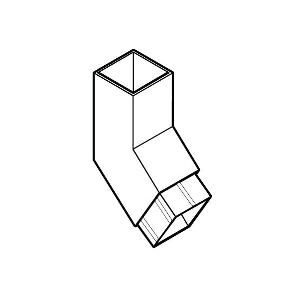 Alumasc Flushjoint Rectangular Pipe Bend
