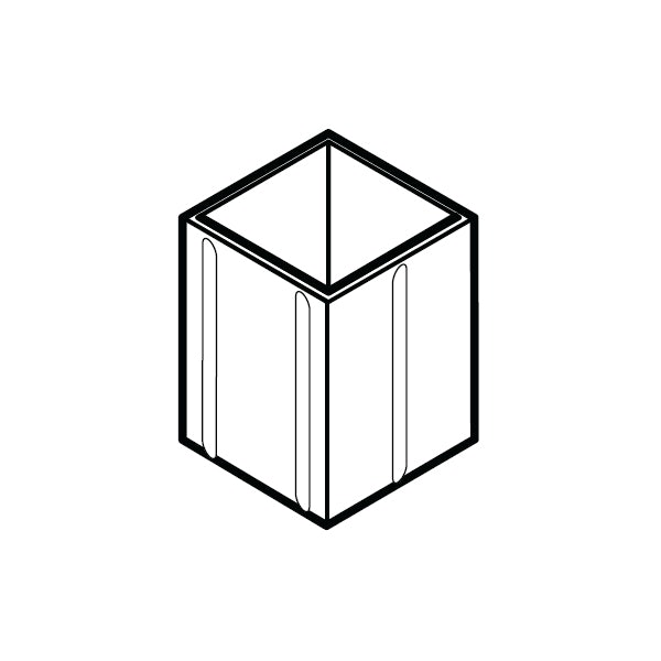 Alumasc Flushjoint Rectangular Loose Spigot 100mm x 75mm - Milled