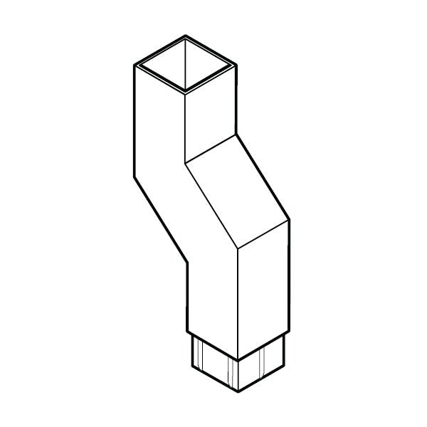 Alumasc Flushjoint Square 135 Degree Fixed Offset