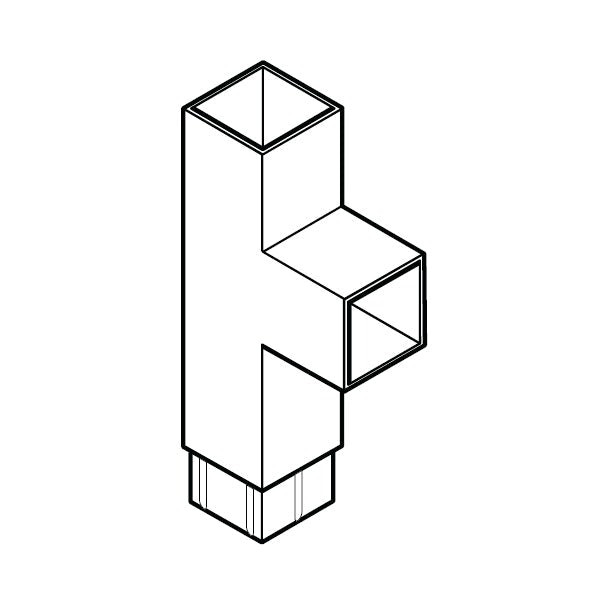 Alumasc Flushjoint Square Pipe Branch