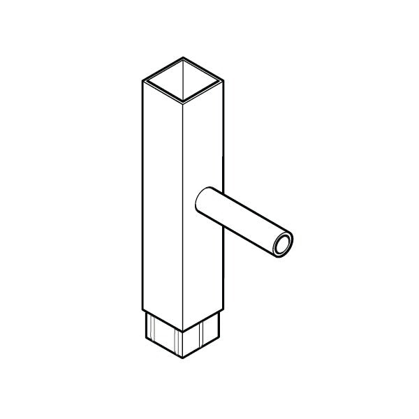 Alumasc Flushjoint Square Downpipe Diverter