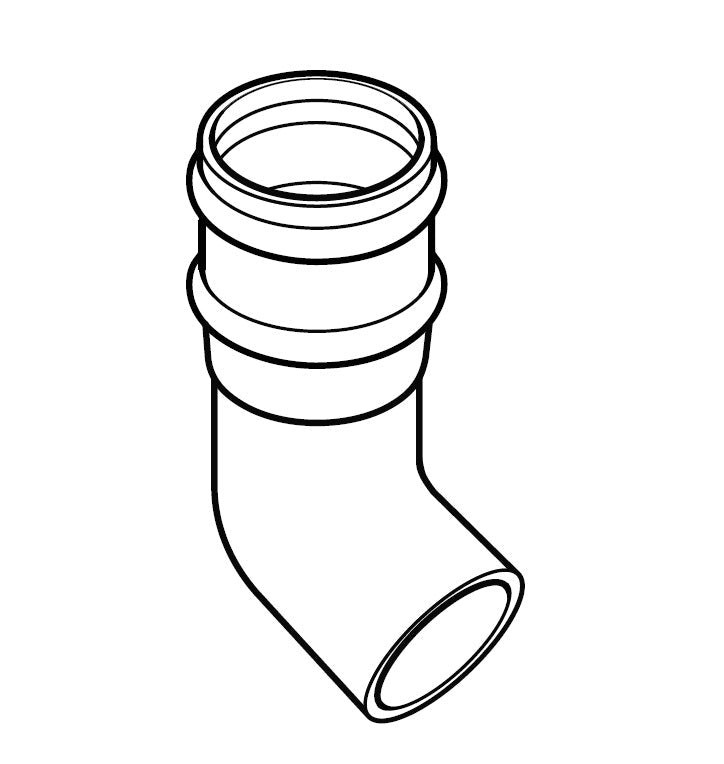 alumasc heritage aluminium circular pipe 1125dg bend