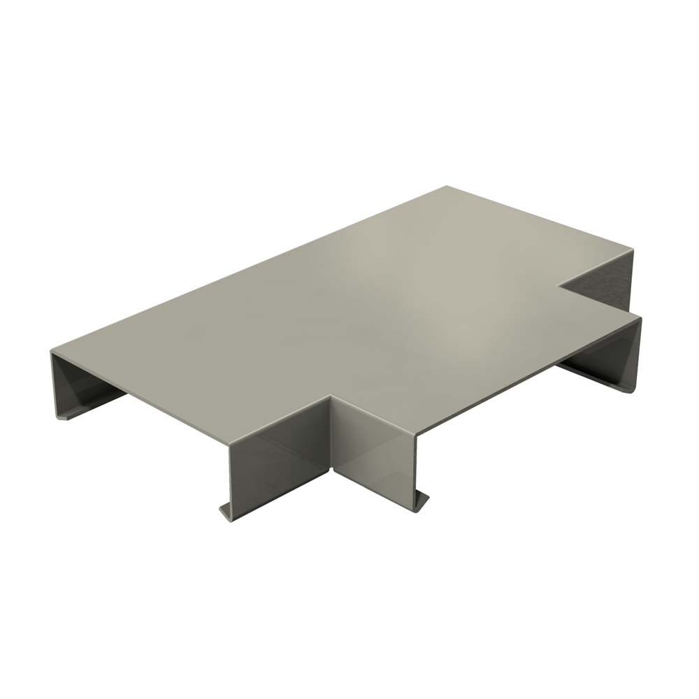 Aluminium Coping Skyline 90dg Tee Junction 302mm - Agate Grey