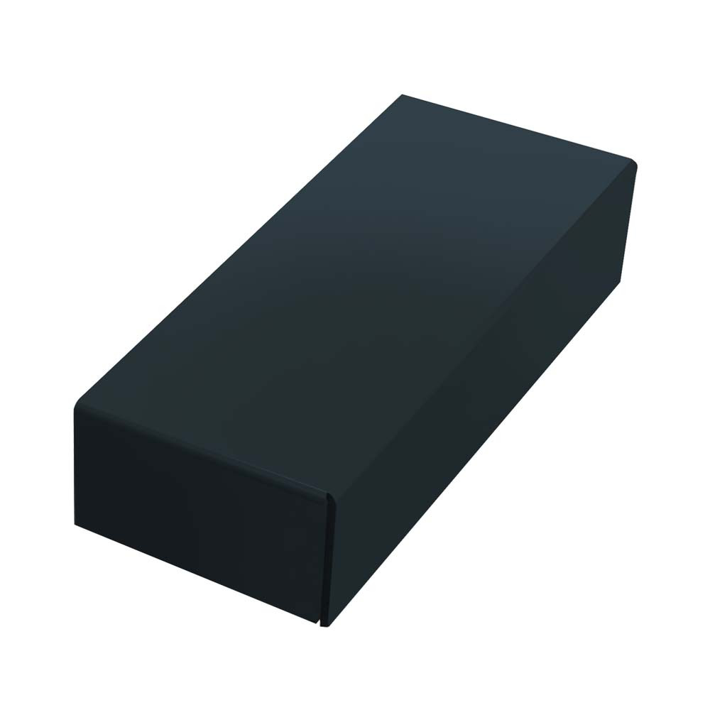 Aluminium Coping Skyline Stopend 482mm - Graphite Grey