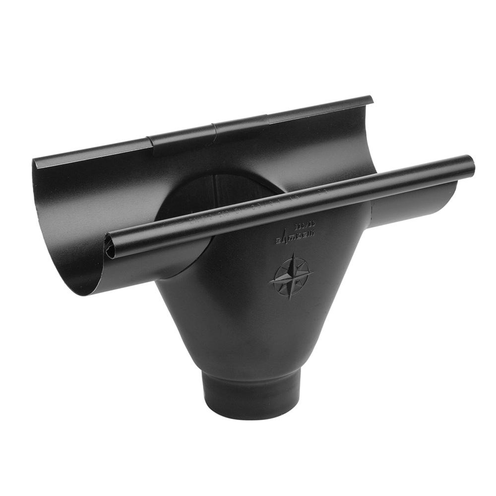 Alumasc Infinity 115mm Steel Half Round Gutter Outlet for 60mm Downpipe