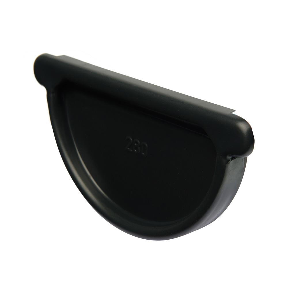 Alumasc Infinity 115mm Steel Half Round Gutter Push Fit Stop End