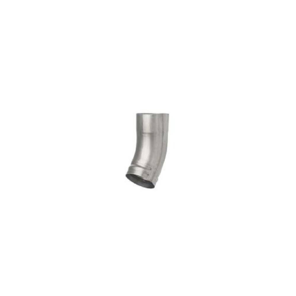 Alumasc Infinity 80mm Steel Round Gutter Downpipe Short Heel Shoe