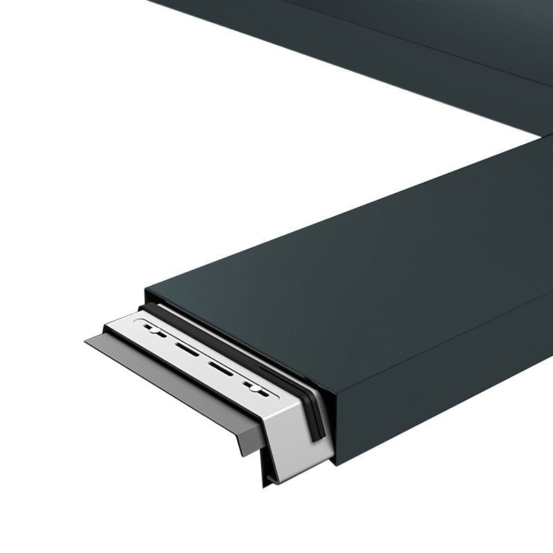 Alumasc Skyline Aluminium Coping in Anthracite Grey 182mm x 3000mm